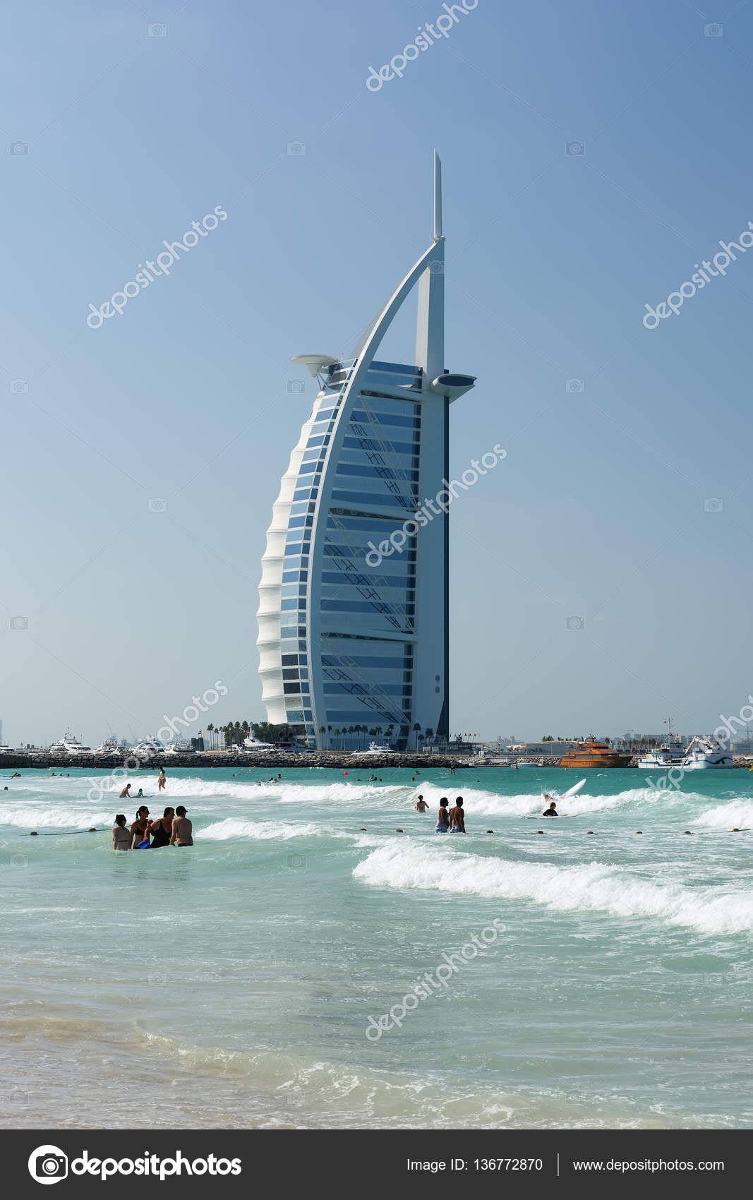 Dubai Emirati Arabi 9 Dicembre 2016 Paesaggio Urbano Del