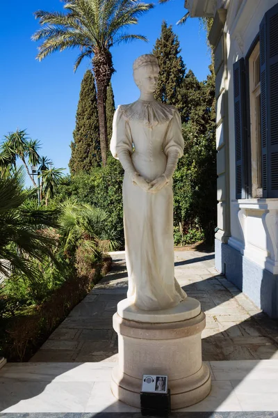 İmparatoriçe, Avusturya Elisabeth Bavyera Krallığı tarafından olarak da bilinen Sisi Achilleion Sarayı, Corfu Island, Yunanistan — Stok fotoğraf