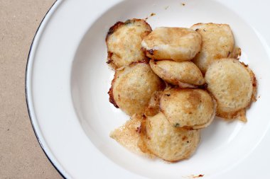 Tay sweetmeat, Tay tatlı, Tay Hindistan cevizi puding tür. Kanom Krak .