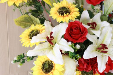 Güzel beyaz lotus veya nilüfer gölet.