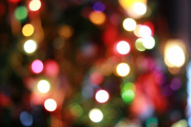 Derma arka plan boken Noel ışıkları ile.