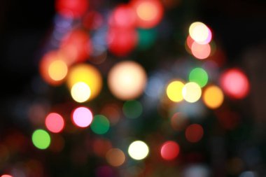 Derma arka plan boken Noel ışıkları ile.