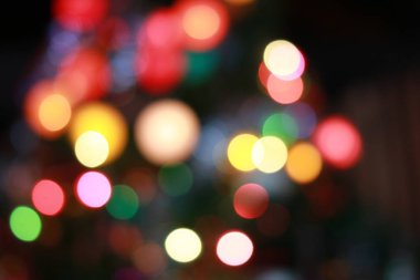 Derma arka plan boken Noel ışıkları ile.