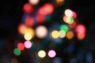 Derma arka plan boken Noel ışıkları ile.