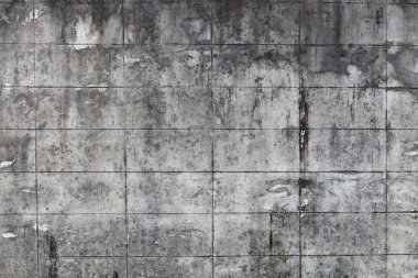 eski eski doku, ıslak gri beton duvar. Ham alçı duvar arka plan. Asfalt yakın çekim. Vintage tonu filtresi