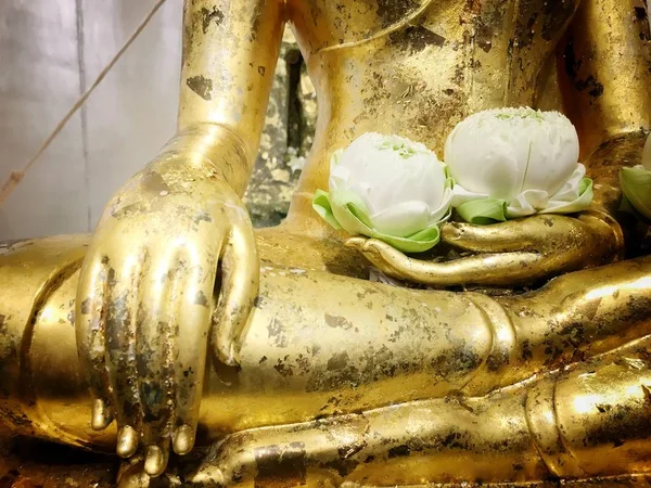 Budda Posąg Wat Pho Bangkok Tajlandia — Zdjęcie stockowe