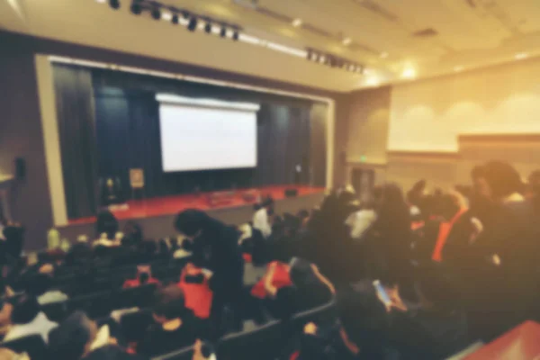 Blurred Image Business Conference Presentation Public Presentations Audience Conference Hall — Stock Photo, Image