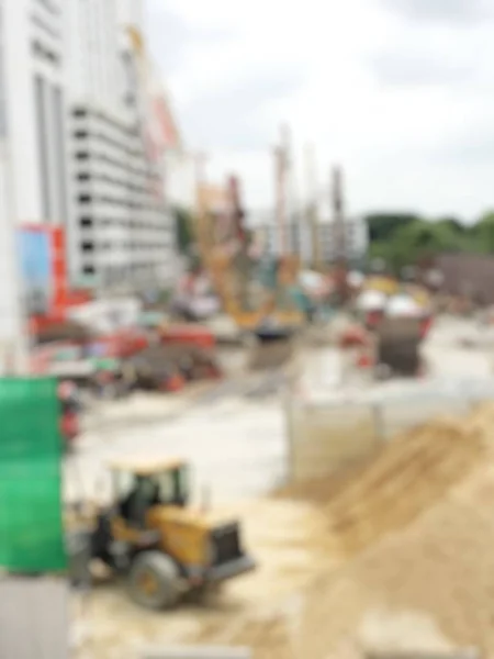 Edificio Ciudad Negocios Construcción Borrosa Centro Fondo Desenfocado — Foto de Stock