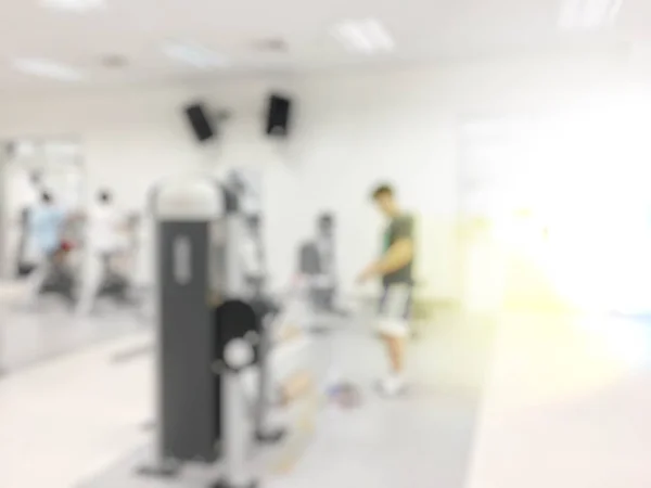 Blurred Image People Gym — Stock Photo, Image