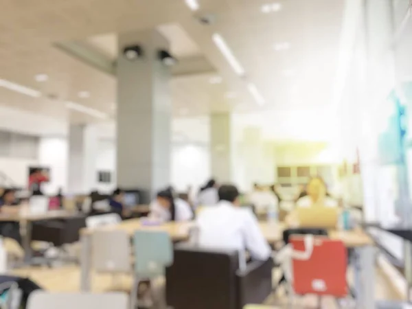 Concepto Educación Imagen Fondo Borrosa Abstracta Estudiantes Empresarios Que Estudian —  Fotos de Stock