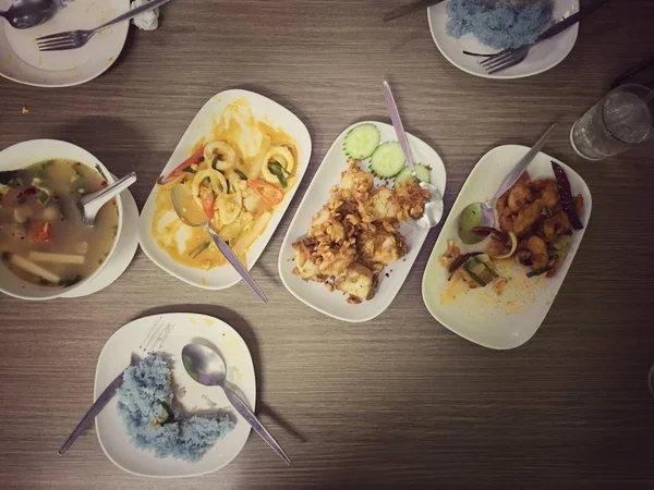 Makanan Tradisional Thailand Hampir Siap — Stok Foto