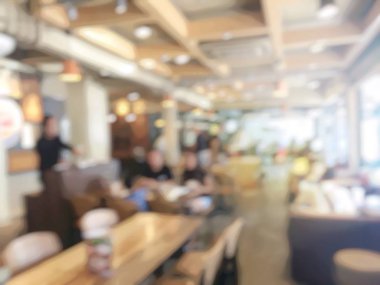 Fast food kavramı. İnsanlar yeme blurred. Vintage rengi.