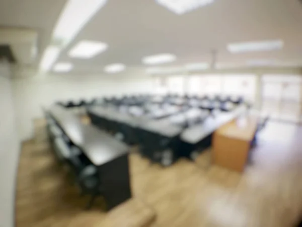 Abstract Background Blurred Image Modern Conference Room Seminar Room Meeting — Stock Photo, Image