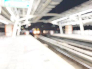 Tren istasyonu bulanık arka plan