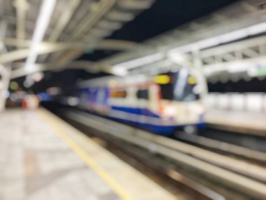 Tren istasyonu bulanık arka plan