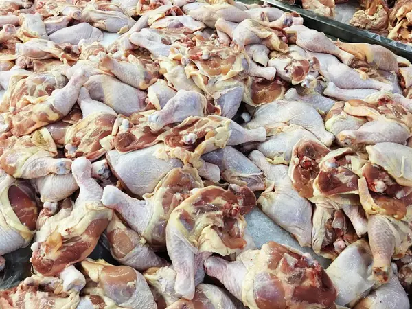 Conjunto Carne Fresca Mercado — Fotografia de Stock