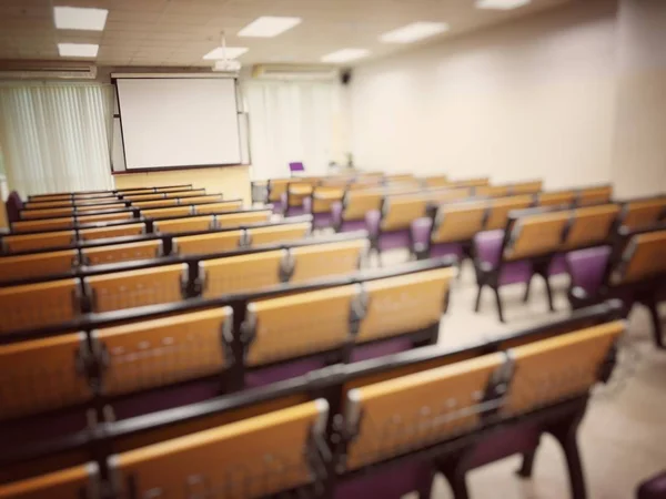 Education Concept Blurred Image Empty Class — Stock Photo, Image