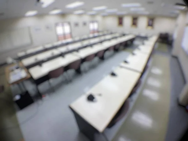 Education Concept Blurred Image Empty Class — Stock Photo, Image