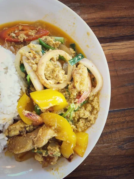Makanan Tradisional Thailand Hampir Siap — Stok Foto
