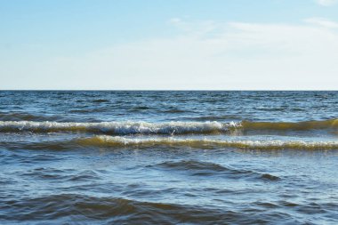 Huzurlu yaz deniz manzara