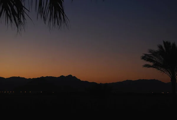 Pôr-do-sol das férias — Fotografia de Stock