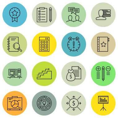 Takım Toplantısı, Kişilik, Para Geliri Ve Daha Fazlası Proje Yönetimi Simgeleri Ayarlayın. Üstün Kaliteli Eps10 Vektör İllüstrasyon Mobil, Uygulama, Ui Tasarım için.