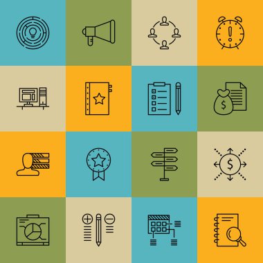 Nakit Akışı, Takım Çalışması, Karar Verme Ve Daha Fazlası Üzerine Proje Yönetimi Simgeleri Ayarlayın. Üstün Kaliteli Eps10 Vektör İllüstrasyon Mobil, Uygulama, Ui Tasarım için.