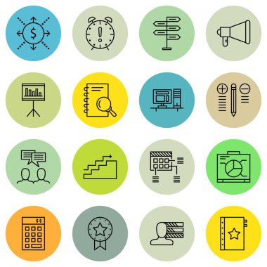 İstatistikler, Son Tarih, Karar Verme Ve Daha Fazlası Üzerine Proje Yönetimi Simgeleri Ayarlayın. Üstün Kaliteli Eps10 Vektör İllüstrasyon Mobil, Uygulama, Ui Tasarım için.