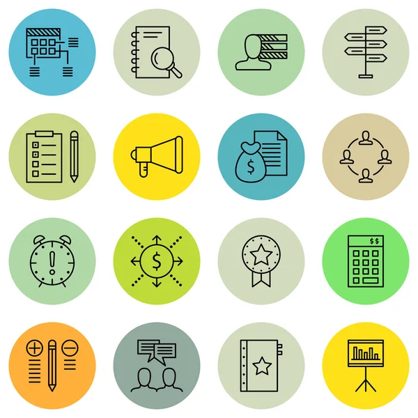 Son, Nakit Akışı, Planlama ve Daha Fazlası Proje Yönetimi Simgeleri Ayarlayın. Üstün Kaliteli Eps10 Vektör İllüstrasyon Mobil, Uygulama, Ui Tasarım için.