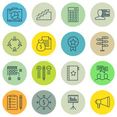 İstatistik, Ödül, Grafikler ve Daha Fazlası Proje Yönetimi Simgeleri Ayarlayın. Üstün Kaliteli Eps10 Vektör İllüstrasyon Mobil, Uygulama, Ui Tasarım için.