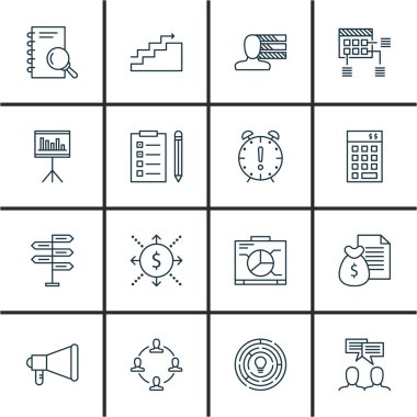 Araştırma, Yatırım, Yaratıcılık ve Daha Fazlası Üzerine Proje Yönetimi Simgeleri Ayarlayın. Üstün Kaliteli Eps10 Vektör İllüstrasyon Mobil, Uygulama, Ui Tasarım için.