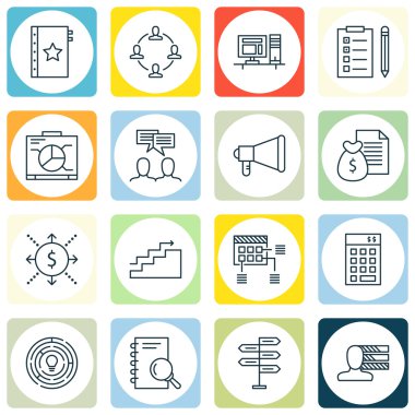 Yatırım, Görev Listesi, Nakit Akışı ve Daha Fazlası Proje Yönetimi Simgeleri Ayarlayın. Üstün Kaliteli Eps10 Vektör İllüstrasyon Mobil, Uygulama, Ui Tasarım için.