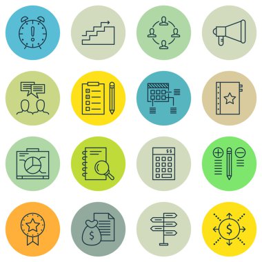 En İyi Çözüm, Grafik, Son Tarih ve Daha Fazlası Üzerine Proje Yönetimi Simgeleri Ayarlayın. Üstün Kaliteli Eps10 Vektör İllüstrasyon Mobil, Uygulama, Ui Tasarım için.