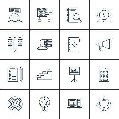İstatistik, En İyi Çözüm, Yaratıcılık ve Daha Fazlası Üzerine Proje Yönetimi Simgeleri Ayarlayın. Üstün Kaliteli Eps10 Vektör İllüstrasyon Mobil, Uygulama, Ui Tasarım için.