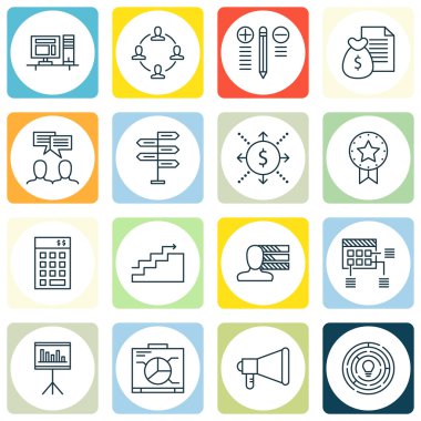 Nakit Akışı, Para Geliri, Yatırım Ve Daha Fazlası Üzerine Proje Yönetimi Simgeleri Ayarlayın. Üstün Kaliteli Eps10 Vektör İllüstrasyon Mobil, Uygulama, Ui Tasarım için.