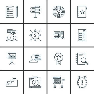 Çalışma Alanı, Nakit Akışı, Kişilik ve Daha Fazlası Üzerine Proje Yönetimi Simgeleri Ayarlayın. Üstün Kaliteli Eps10 Vektör İllüstrasyon Mobil, Uygulama, Ui Tasarım için.