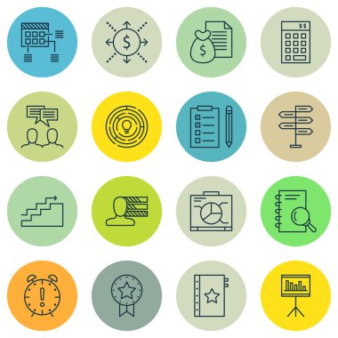 Para Gelir, Kişilik, Nakit Akışı Ve Daha Fazlası Proje Yönetimi Simgeleri Ayarlayın. Üstün Kaliteli Eps10 Vektör İllüstrasyon Mobil, Uygulama, Ui Tasarım için.