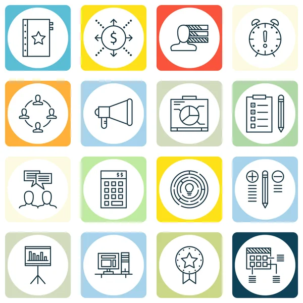 Son Tarih, Çalışma Alanı, Görev Listesi ve Daha Fazlası Proje Yönetimi Simgeleri Ayarlayın. Üstün Kaliteli Eps10 Vektör İllüstrasyon Mobil, Uygulama, Ui Tasarım için.