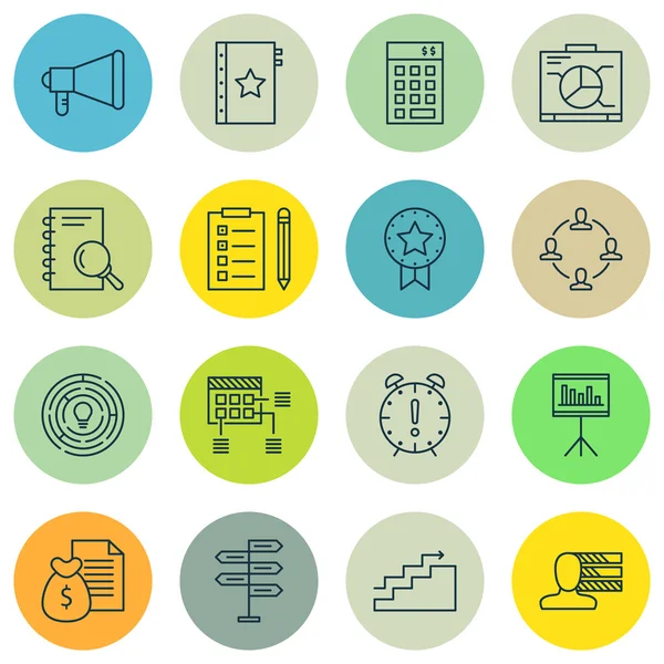 Planlama, Görev Listesi, Yaratıcılık ve Daha Fazlası Üzerine Proje Yönetimi Simgeleri Ayarlayın. Üstün Kaliteli Eps10 Vektör İllüstrasyon Mobil, Uygulama, Ui Tasarım için.