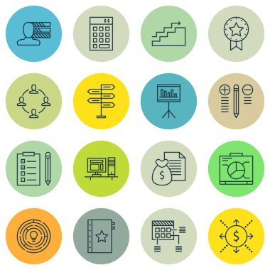 İşbirliği, Kişisel Beceriler, Hatırlatma ve daha fazlası üzerine proje yönetimi simgeleri ayarlayın. Garanti, Bilgisayar, Sunum ve Diğer Vektör Simgelerini Içerir.