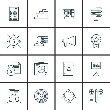 Tartışma, Fırsat, Yatırım Ve Daha Fazlası Üzerine Proje Yönetimi Simgeleri Ayarlayın. Rapor, Karar Verme, Tartışma ve Diğer Vektör Simgelerini Içerir.
