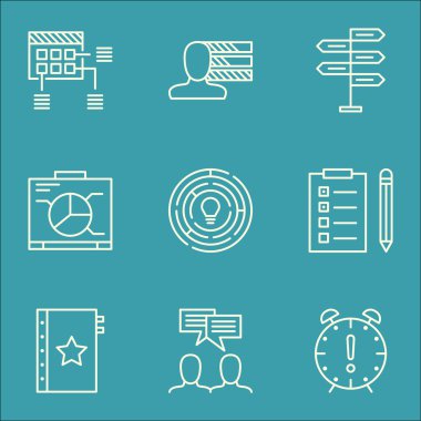 Program, Garanti, Yönetim Kurulu ve Daha Fazlası Proje Yönetimi Simgeleri Ayarlayın. Garanti, Zamanlama, Zaman Yönetimi ve Diğer Vektör Simgeleri içerir.