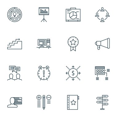 Karar Verme, Yenilik, Yönetim Kurulu ve Daha Fazlası Üzerine Proje Yönetimi Simgeleri Seti. Fırsat, Yönetim Kurulu, Zamanlama ve Diğer Vektör Simgeleri içerir.