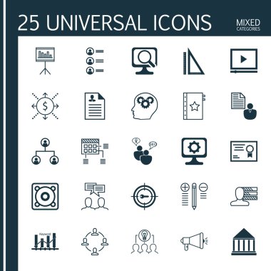Anahtar Kelime Pazarlama, Karar Verme, İşbirlikçi Çözüm Ve Daha Fazla Konu Üzerine 25 Evrensel Simgeler Kümesi. İşbirliğiNe Dayalı Çözüm, Rapor, Anahtar Kelime Optimizasyonu ve Diğer Simgeleri Içeren Vektör Simge Seti.