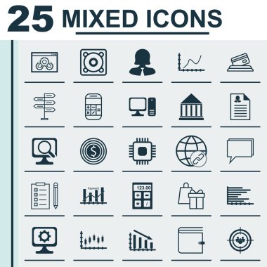 Web Sitesi Performansı, Anahtar Kelime Optimizasyonu, Eğitim Merkezi Ve Diğer Konular 25 Evrensel Simgeler Ayarlayın. Konferans Dahil Vektör Simge Seti, Anahtar Kelime Optimizasyonu, Fırsat Simgeleri.