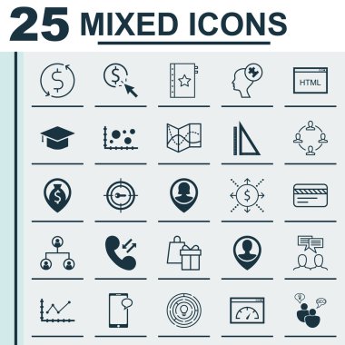 Seyahat, İşletme Yönetimi ve İnsan Kaynakları Konuları için 25 Evrensel Editable Simgeler Kümesi. Banka Kartı, Mesajlaşma, Yükleme Hızı ve Daha Fazlası Gibi Simgeleri Içerir.