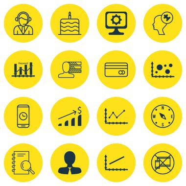 16 evrensel düzenlenebilir simgeler kümesi. Web, mobil ve App tasarım için kullanılabilir. Değişiklikleri grafik, insan zihninin, operatör ve daha fazlası gibi simgeleri içerir.