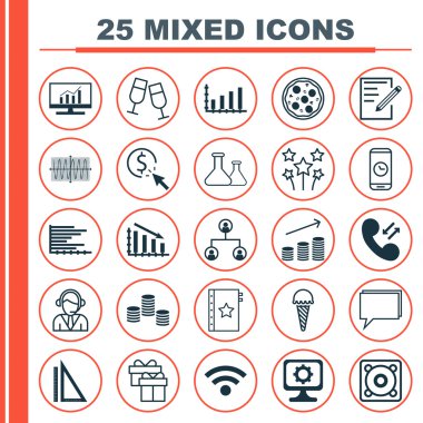 25 evrensel düzenlenebilir simgeler kümesi. Web, mobil ve App tasarım için kullanılabilir. Ppc gibi simgeleri ağaç yapısı, dondurulmuş gıda ve daha fazlasını içerir.