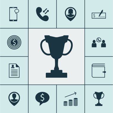 Hücresel veri, kadın uygulama ve paralar büyüme konular üzerinde insan kaynakları simgeler kümesi. Düzenlenebilir vektör çizim. Kullanıcı, PIN, kupa ve daha fazla vektör simge içerir.