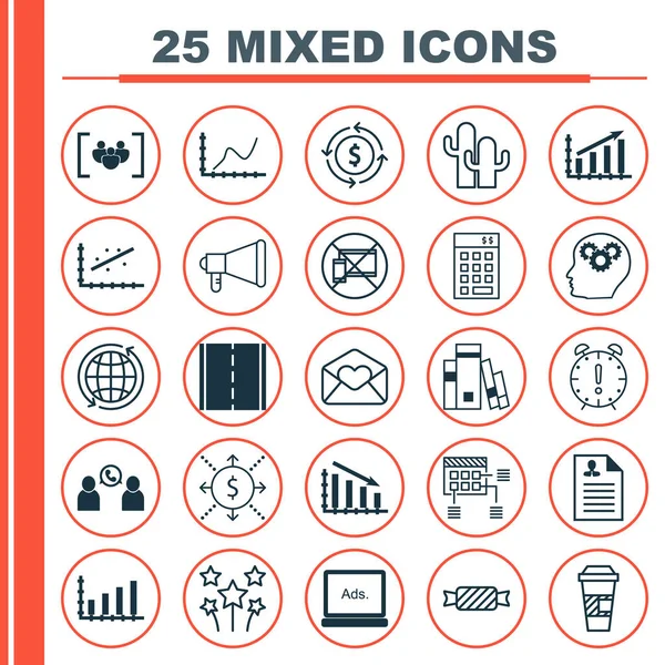 25 evrensel düzenlenebilir simgeler kümesi. Web, mobil ve App tasarım için kullanılabilir. Analytics, duyuru, tebrik e-posta ve daha fazlası gibi simgeleri içerir.